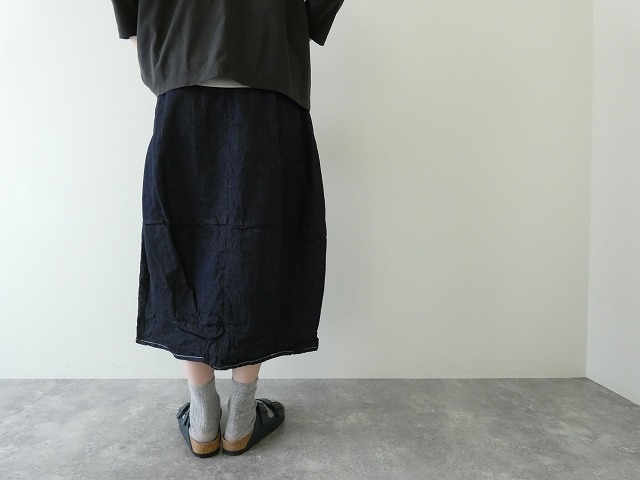 NARU 8オンスデニムエッグスカートの商品画像4
