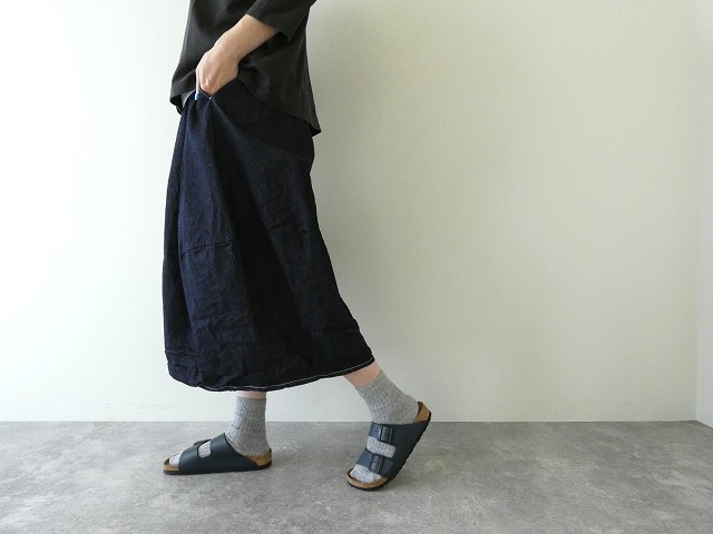 NARU 8オンスデニムエッグスカートの商品画像5