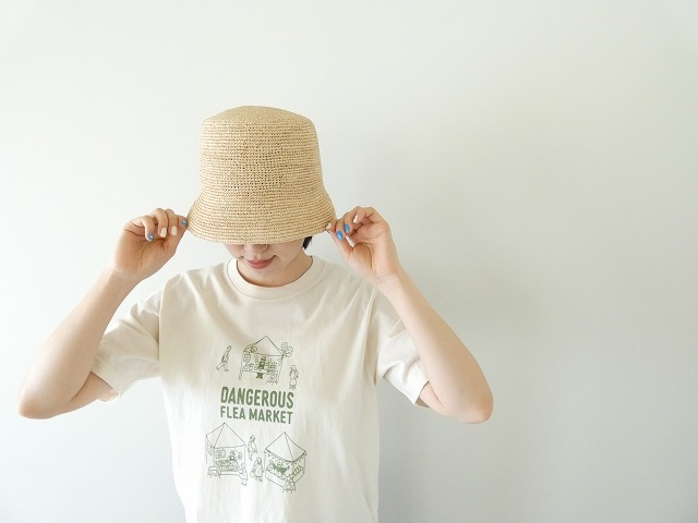 NATURAL LAUNDRY(ナチュラルランドリー) コットン天竺デンジャラスプリントTの商品画像1