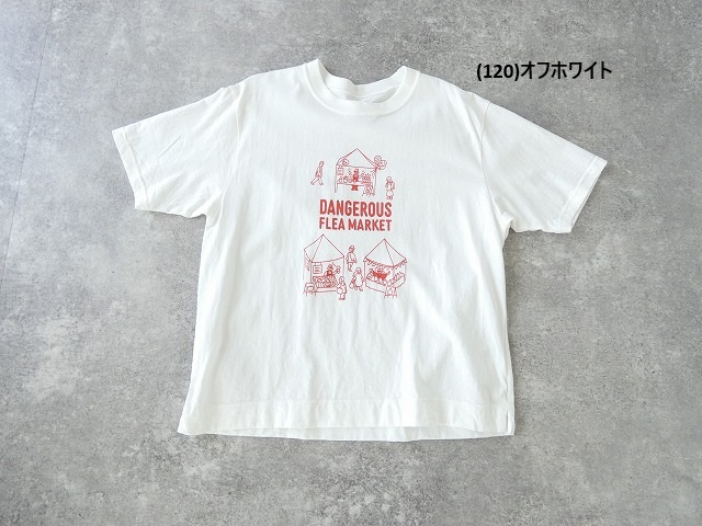 NATURAL LAUNDRY(ナチュラルランドリー) コットン天竺デンジャラスプリントTの商品画像10
