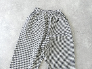 Blue Lake Market(ブルーレイクマーケット) オーガニックチェックスラッシュポケットイージーパンツの商品画像30