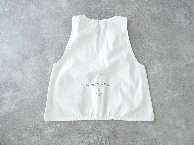 快晴堂(かいせいどう) Girl'sリラクシンWorkデニムホワイトふわりベストの商品画像13
