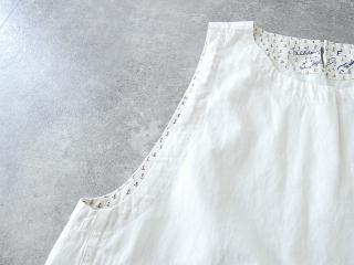 快晴堂(かいせいどう) Girl'sリラクシンWorkデニムホワイトふわりベストの商品画像28
