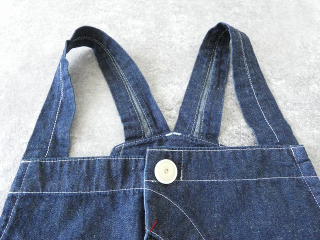 快晴堂(かいせいどう)  Girl'sリラクシンWorkデニムインディゴオーバーオールベストの商品画像24