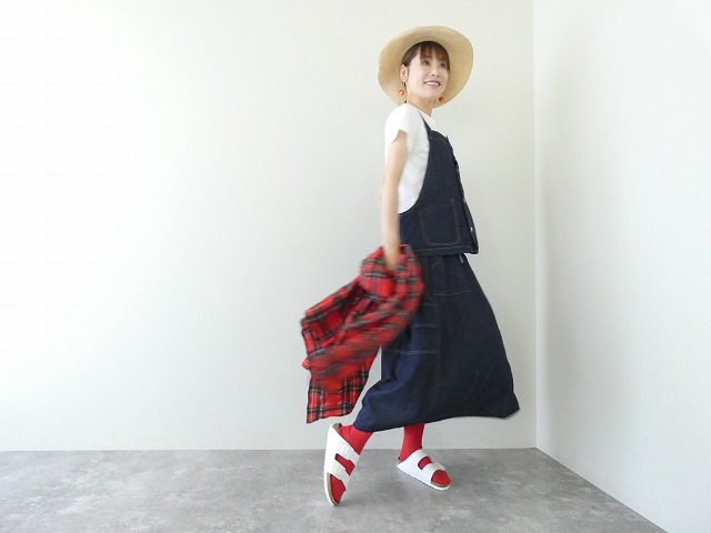 快晴堂(かいせいどう)  Girl'sリラクシンWorkデニムインディゴオーバーオールベストの商品画像6