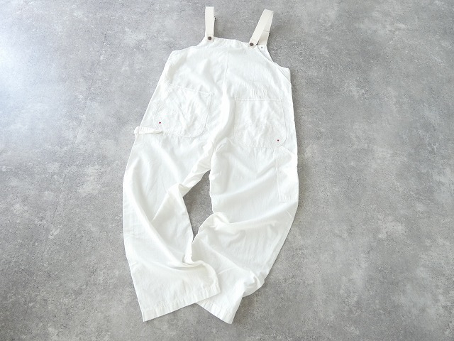 快晴堂(かいせいどう) Girl'sリラクシンWorkデニムホワイトBIGオーバーオールの商品画像11