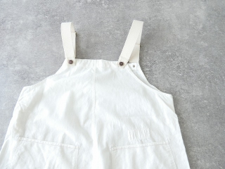 快晴堂(かいせいどう) Girl'sリラクシンWorkデニムホワイトBIGオーバーオールの商品画像34