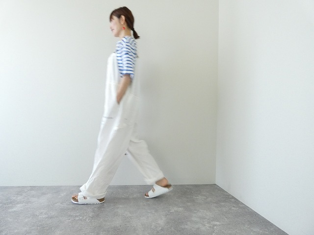 快晴堂(かいせいどう) Girl'sリラクシンWorkデニムホワイトBIGオーバーオールの商品画像6
