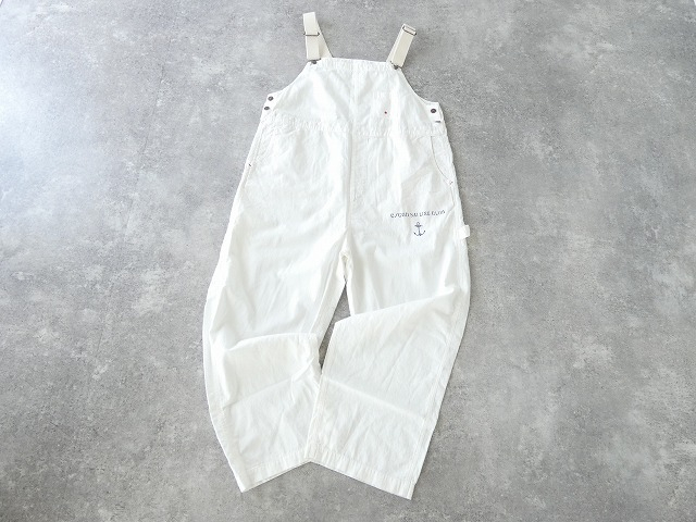 快晴堂(かいせいどう) Girl'sリラクシンWorkデニムホワイトBIGオーバーオールの商品画像9