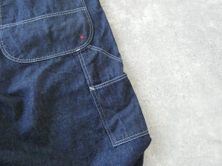 快晴堂(かいせいどう) Girl'sリラクシンWorkデニムインディゴBIGオーバーオールの商品画像40