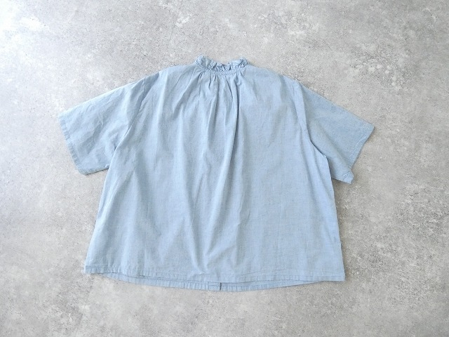 MidiUmi(ミディウミ) シャンブレーフリルシャツの商品画像11