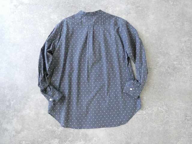 MidiUmi(ミディウミ) dots band collar shirtの商品画像10