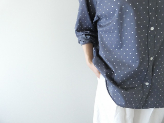 MidiUmi(ミディウミ) dots band collar shirtの商品画像22