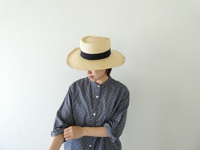 MidiUmi(ミディウミ) dots band collar shirtの商品画像5