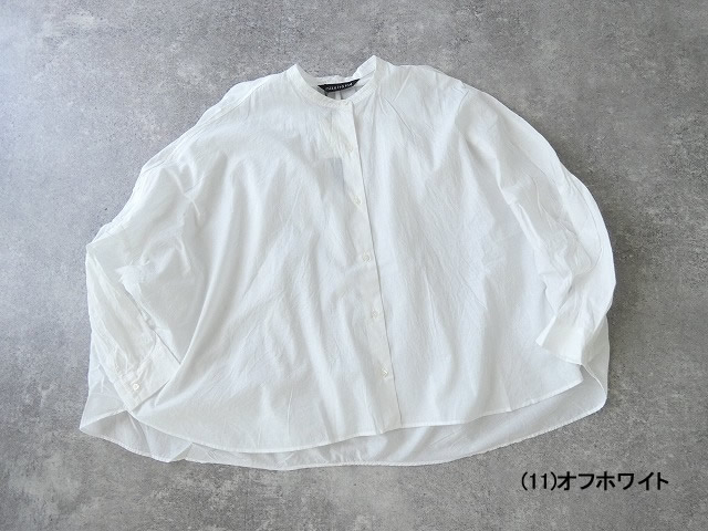 mizuiro ind(ミズイロインド) バックギャザーワイドシャツの商品画像10
