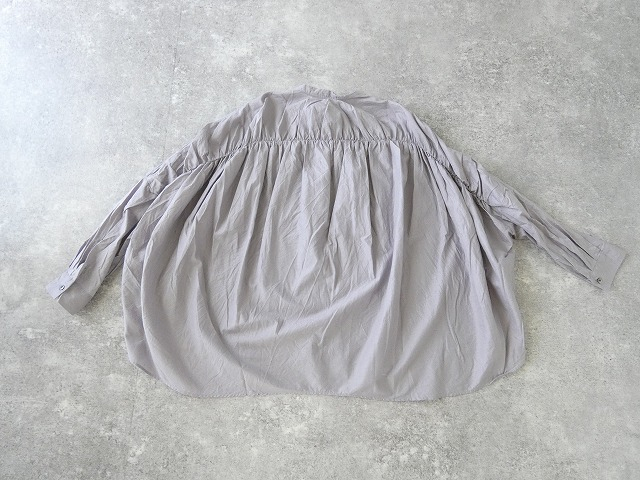 mizuiro ind(ミズイロインド) バックギャザーワイドシャツの商品画像13
