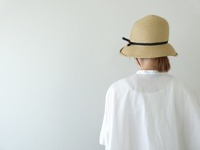 mizuiro ind(ミズイロインド) linen blend stand collar wide shirtの商品画像10