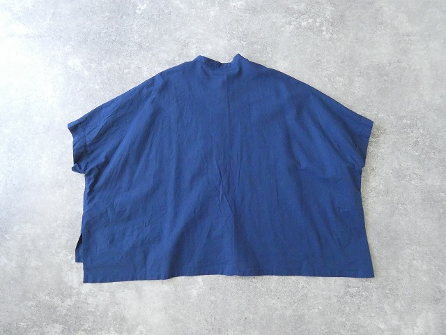 mizuiro ind(ミズイロインド) linen blend stand collar wide shirtの商品画像16