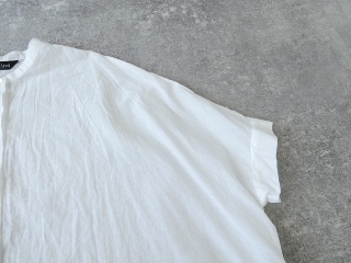 mizuiro ind(ミズイロインド) linen blend stand collar wide shirtの商品画像23