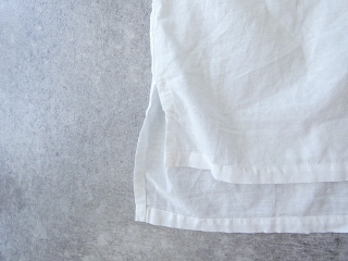 mizuiro ind(ミズイロインド) linen blend stand collar wide shirtの商品画像25