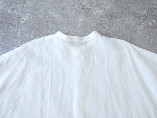 mizuiro ind(ミズイロインド) linen blend stand collar wide shirtの商品画像28