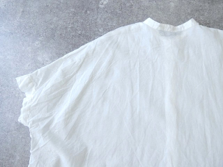 mizuiro ind(ミズイロインド) linen blend stand collar wide shirtの商品画像29