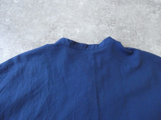 mizuiro ind(ミズイロインド) linen blend stand collar wide shirtの商品画像36