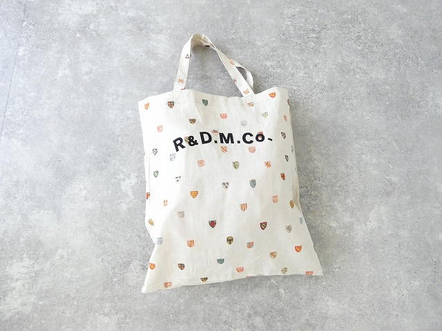 R&D.M(オールドマンズテーラー) COTTON LINEN COAT OF ARMS TOTE BAGの商品画像2