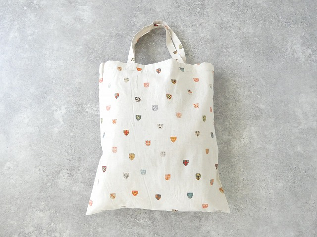 R&D.M(オールドマンズテーラー) COTTON LINEN COAT OF ARMS TOTE BAGの商品画像4