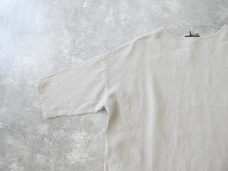 TRAVAIL MANUEL(トラバイユマニュアル) フレンチリネンキャンバス7分袖ロングワンピースの商品画像33