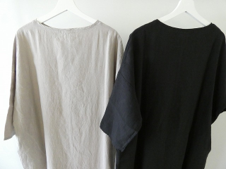 TRAVAIL MANUEL(トラバイユマニュアル) フレンチリネンキャンバス7分袖ロングワンピースの商品画像38