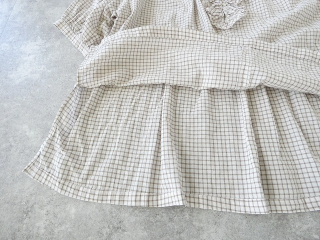 tumugu(ツムグ) シャーリングチェックフリルブラウスの商品画像32