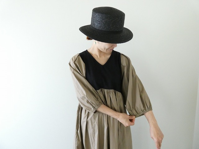 UNIVERSAL TISSU(ユニヴァーサル ティシュ) クラシック天竺バイカラーVネックワンピースの商品画像8