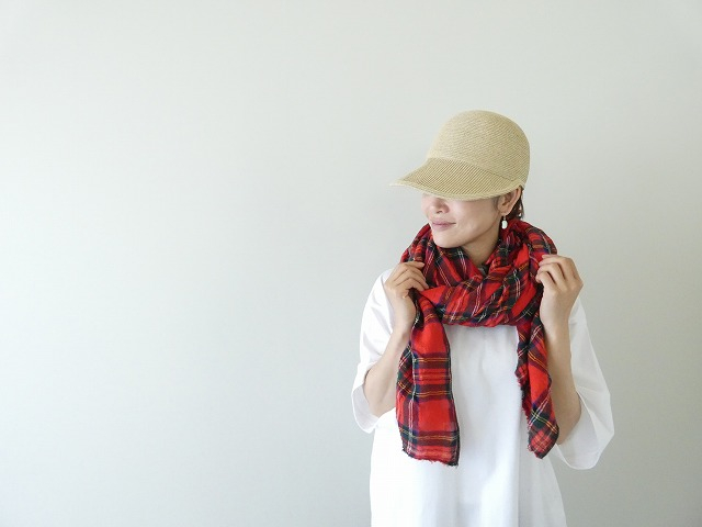 Veritecoeur(ヴェリテクール) Checked Gauze Stole　ガーゼストールの商品画像1