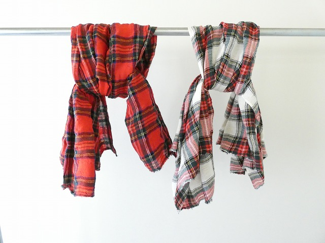 Veritecoeur(ヴェリテクール) Checked Gauze Stole　ガーゼストールの商品画像13