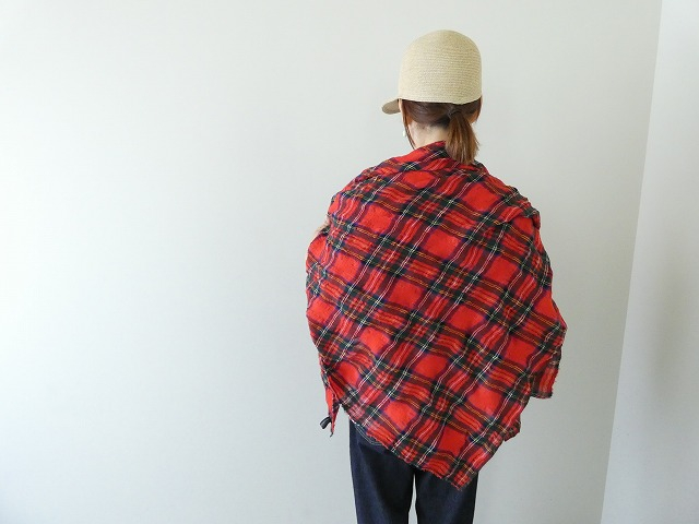 Veritecoeur(ヴェリテクール) Checked Gauze Stole　ガーゼストールの商品画像6