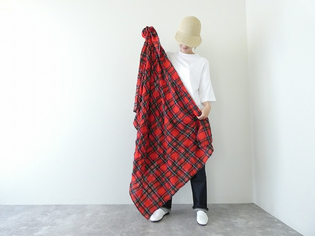 Veritecoeur(ヴェリテクール) Checked Gauze Stole　ガーゼストールの商品画像7