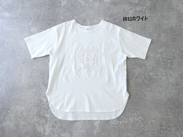 yuni(ユニ イズ ライク ア フラワー トゥー ミー) コットンレース刺繍Tの商品画像11