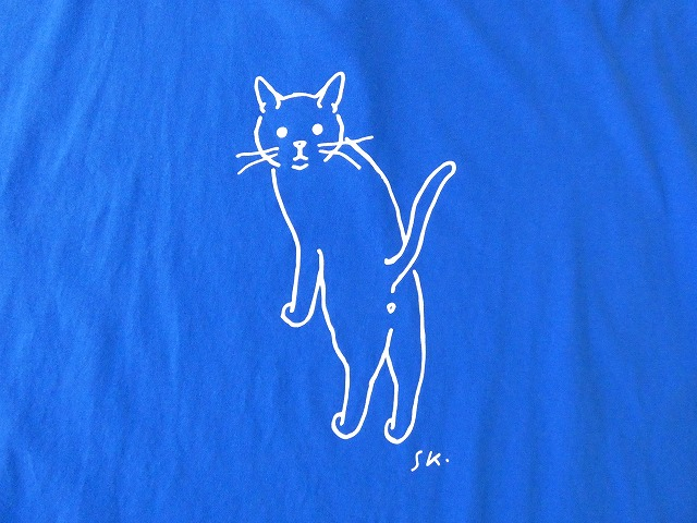 NARU SPACEMOO別注 ナチュラルソフト天竺 振り返りネコTシャツの商品画像19