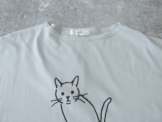 NARU SPACEMOO別注 ナチュラルソフト天竺 振り返りネコTシャツの商品画像32