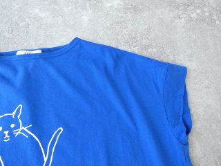 NARU SPACEMOO別注 ナチュラルソフト天竺 振り返りネコTシャツの商品画像40