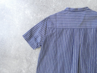 Blue Lake Market(ブルーレイクマーケット) コットンリネンボイルワッシャーバックタックストライプシャツの商品画像32