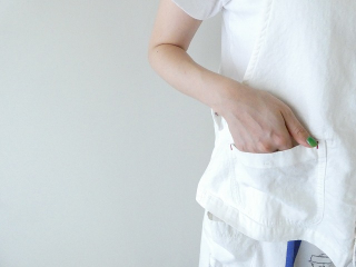 快晴堂(かいせいどう) Girl'sリラクシンWorkデニムホワイトオーバーオールベストの商品画像24