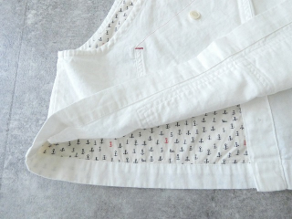快晴堂(かいせいどう) Girl'sリラクシンWorkデニムホワイトオーバーオールベストの商品画像31