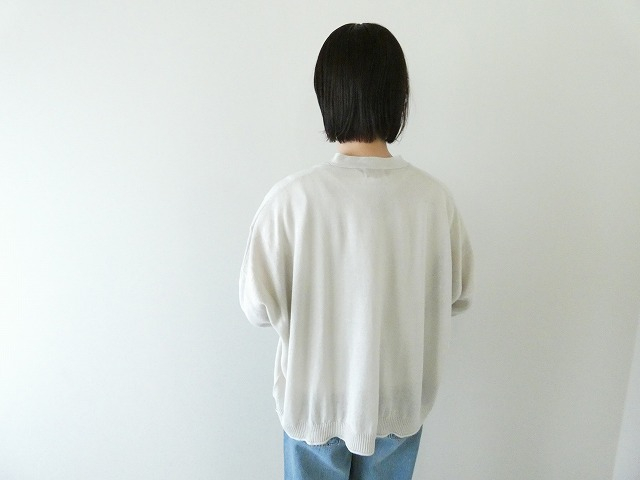 maomade(マオメイド) 変形リネンUVカットVネックカーディガンの商品画像2