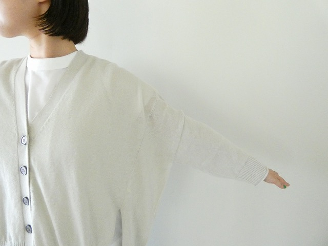 maomade(マオメイド) 変形リネンUVカットVネックカーディガンの商品画像6