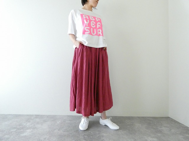maomade(マオメイド) 度詰め天竺スクエアロゴTシャツ LOGO IN A SQUARE TEEの商品画像2