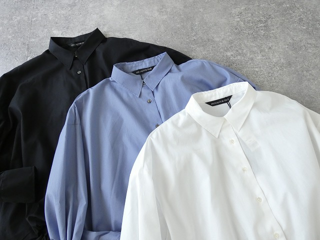 mizuiro ind(ミズイロインド) ロングスリーブバルーンシャツの商品画像17