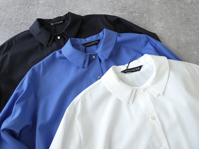mizuiro ind(ミズイロインド) double collars shirtの商品画像16