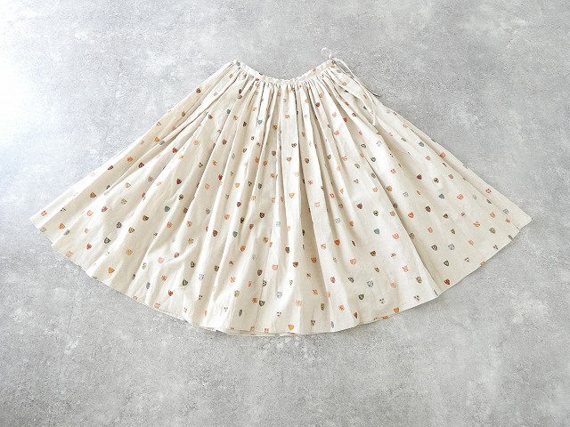 R&D.M(オールドマンズテーラー) COTTON LINEN COAT OF ARMS GATHER SKIRTの商品画像1